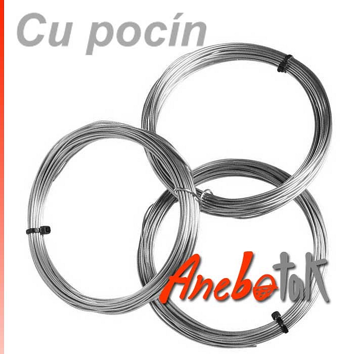 Pocínovaný drát měděný 0,4 mm, svitek (10 m)