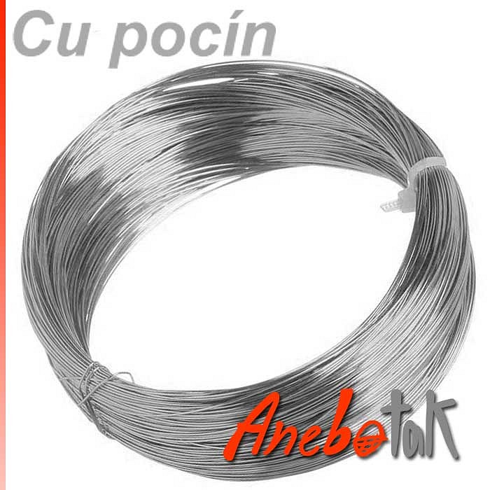 Pocínovaný drát měděný 0,8 mm, svitek (100 m)