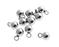 Přívěsek z nerez oceli, 5 mm (5 ks)