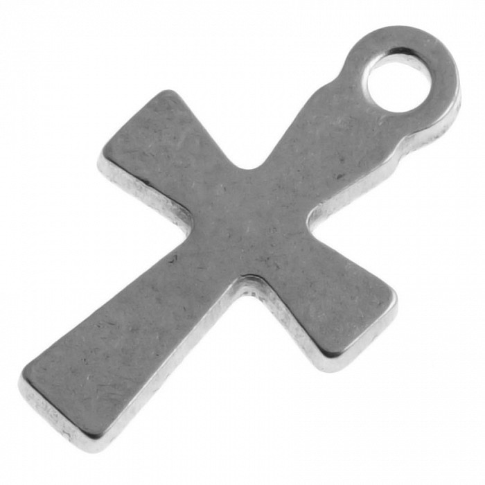 Přívěsek z nerez oceli, 12x7x1 mm (4 ks)