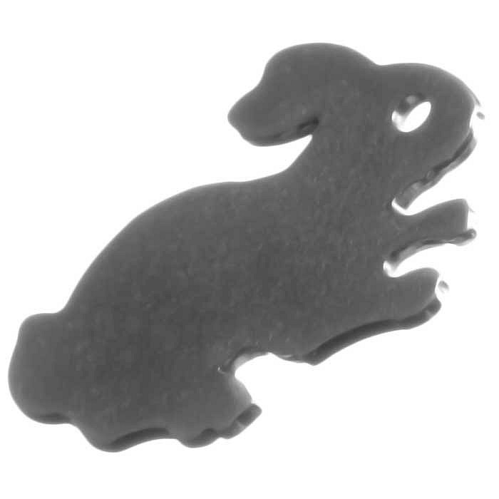 Přívěsek z nerezové oceli, 16x11 mm (6 ks)