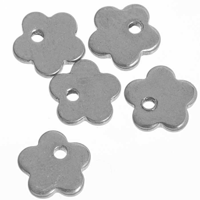 Přívěsek z nerezové oceli, 6 mm (6 ks)