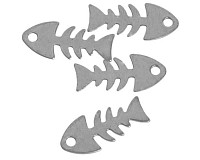 Přívěsek z nerezové oceli, 8x18 mm (4 ks)