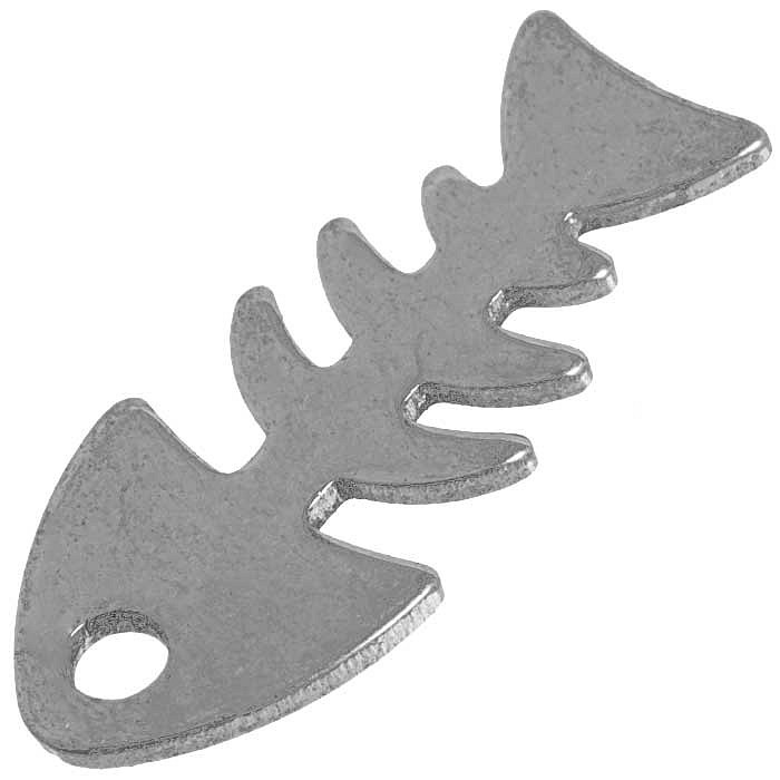 Přívěsek z nerezové oceli, 8x18 mm (4 ks)