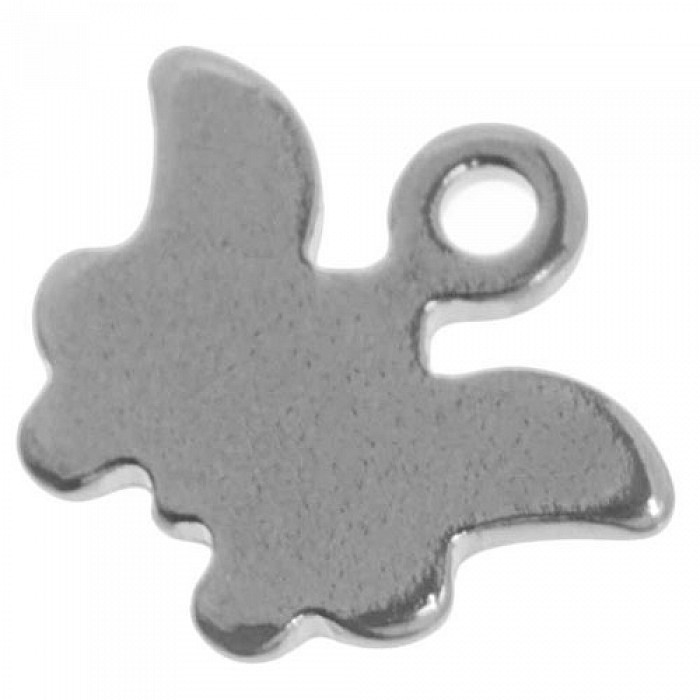 Přívěsek z nerezové oceli, 8x9 mm (6 ks)