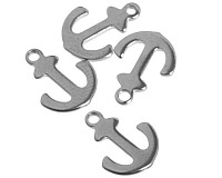 Přívěsek z nerezové oceli, 9x11 mm (6 ks)