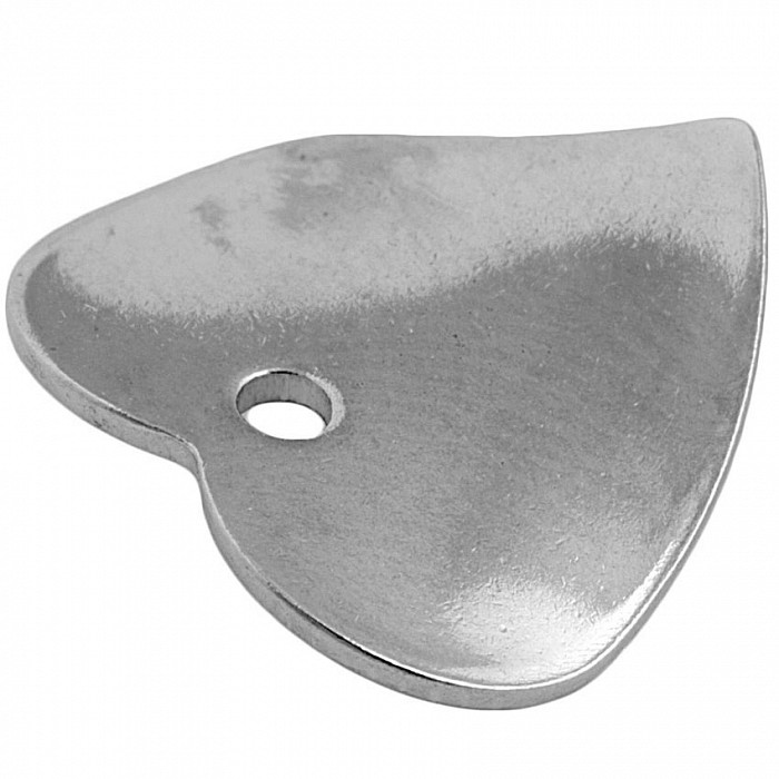 Přívěsek z nerezové oceli, 16x16x1 mm (2 ks)