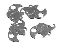 Přívěsek z nerezové oceli, 19x13x1mm