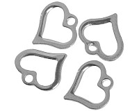 Přívěsek z nerezové oceli, 11x11 mm (6 ks)