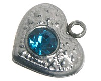 Přívěsek z nerezové oceli, 12x13x6 mm