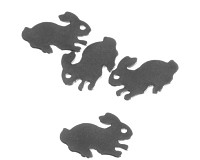 Přívěsek z nerezové oceli, 16x11 mm (6 ks)