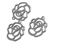 Přívěsek z nerezové oceli, 14x16x1mm (2ks)