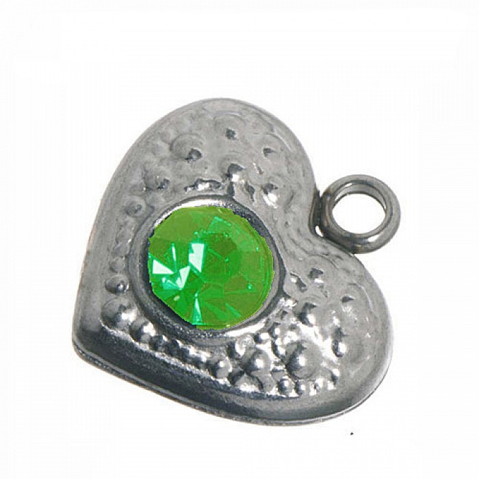 Přívěsek z nerezové oceli, 12x13x6 mm