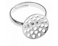 Prstýnek platinový , 17 mm