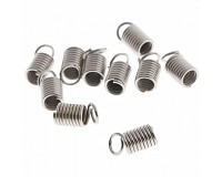 Pružinková koncovka 4x9 mm, platinová (10 ks)