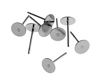 Puzeta s ploškou z nerezové oceli 10 mm (10 ks)