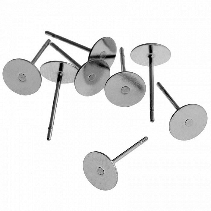 Puzeta s ploškou z chir. oceli, 8 mm (50ks)