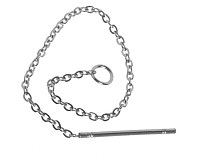 Puzetové dříky s řetízkem z oceli (2 ks)