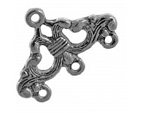 Ramínko platinové, 23x16 mm (4 ks)