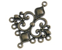 Ramínko starozlaté, 29x35 mm (2 ks)