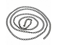 Řetízek gunmetal 2,5x3,5 mm, (1 m)