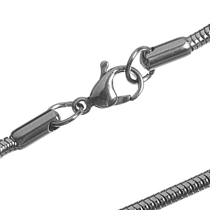 Řetízek náramek z nerez oceli, 2,4 mm (19 cm)