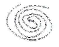 Řetízek obdélník z nerezové oceli 2x4 mm, (1 m)