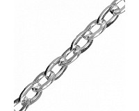 Řetízek platinový, 2x3 mm (1 m)