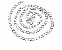 Řetízek platinový 3,5x5 mm, (1 m)