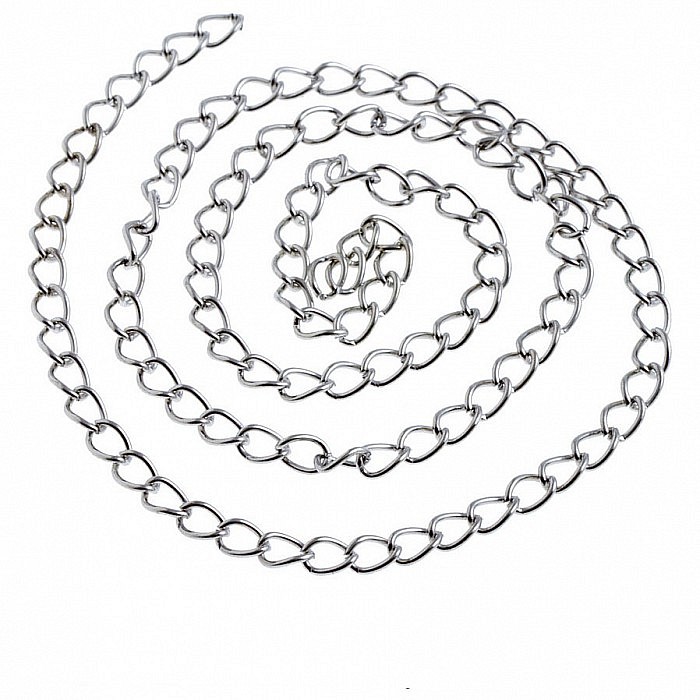 Řetízek platinový 3,5x5 mm, (1 m)