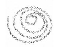 Řetízek stříbrný 4 mm, (1 m)