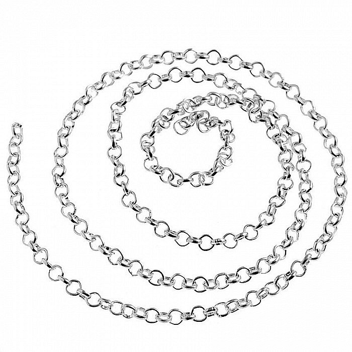 Řetízek stříbrný 4 mm, (1 m)