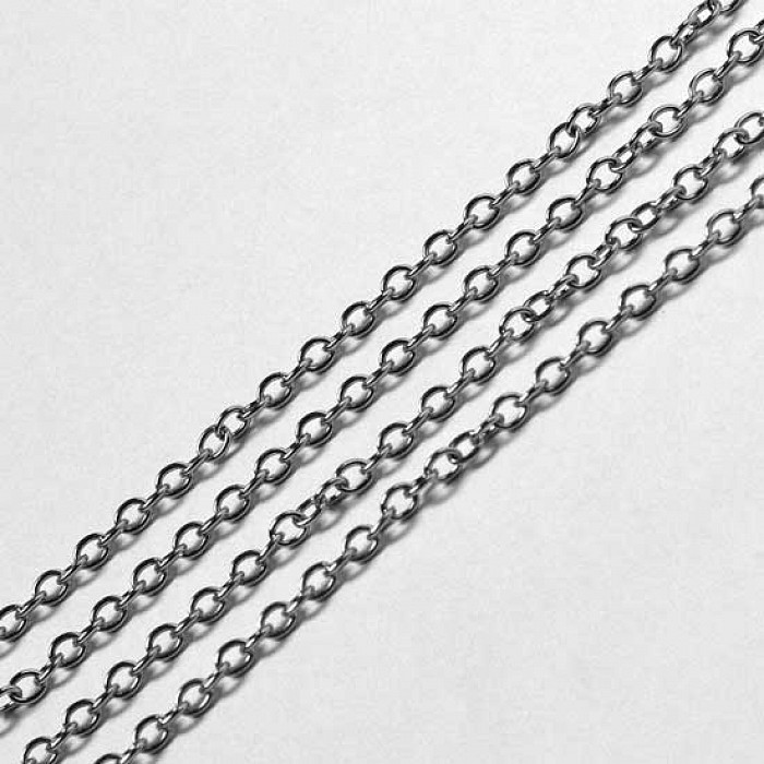 Řetízek z chirurgické oceli, 2,8x2,45mm (1 m)