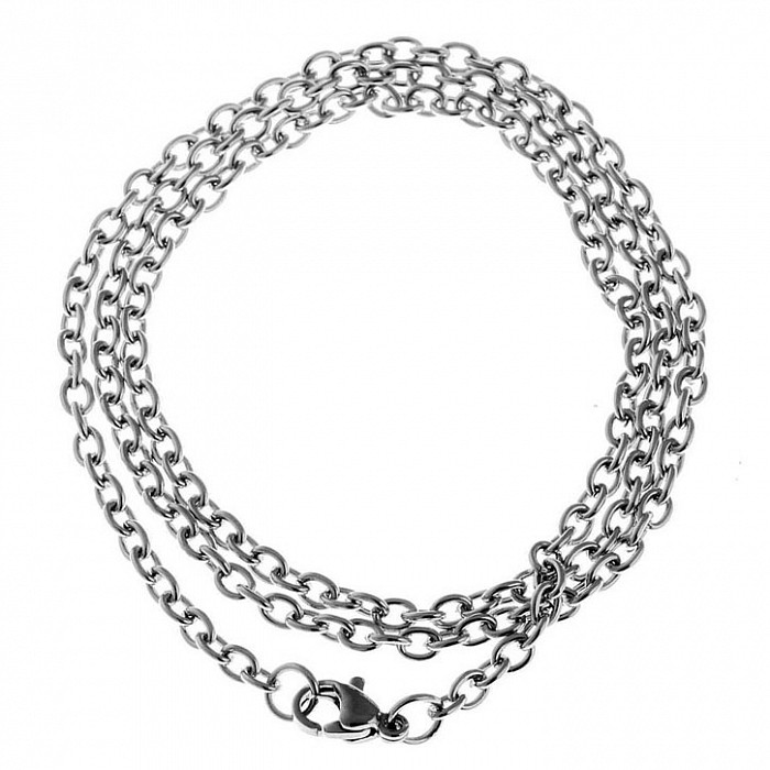 Řetízek z chirurgické oceli, 3 mm (50 cm)