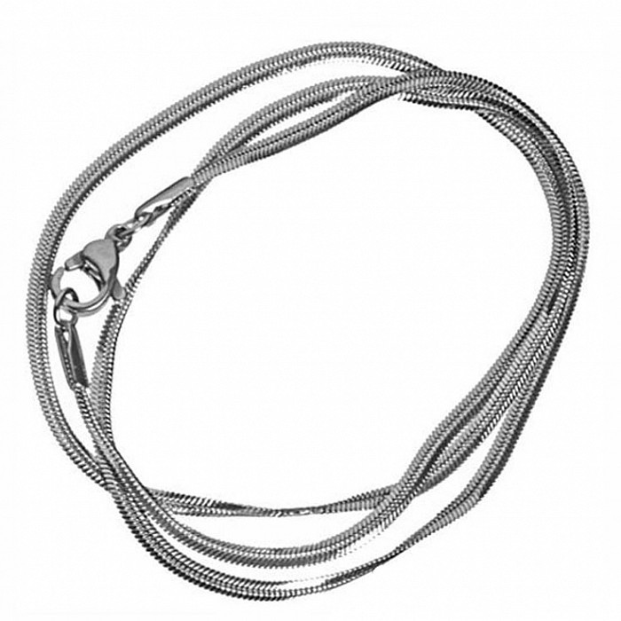 Řetízek z nerezové oceli, 2x0,75 mm (45 cm)