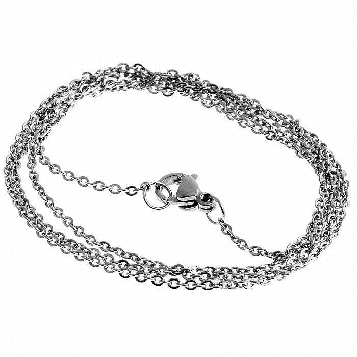 Řetízek z nerezové oceli, 2x2,8 mm (45 cm)