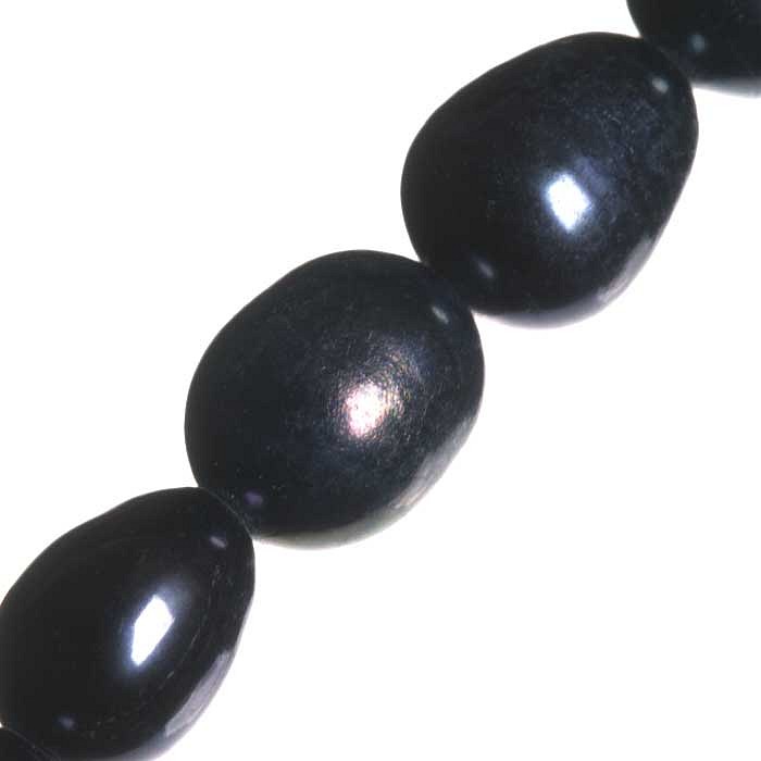 Říční perličky modré, 4-5x5-6 mm (4 ks)