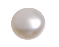 Říční perly bílé, 7-7,5 mm (2 ks)