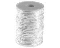 Saténová šňůrka bílá, 2 mm (5m)