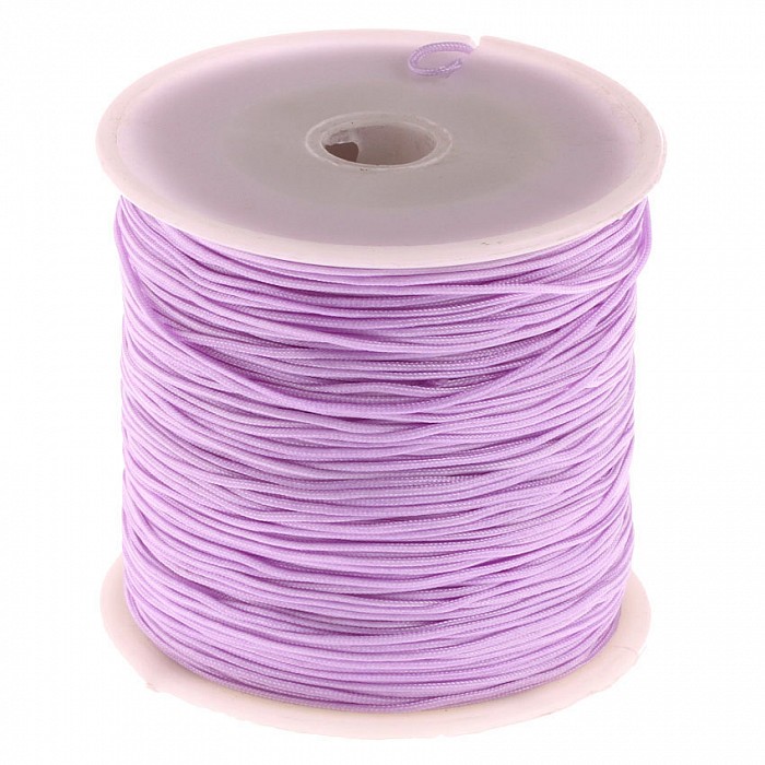 Nylonová šňůrka fialová, 1 mm (5m)