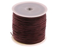 Nylonová šňůrka hnědá, 1 mm (5m)