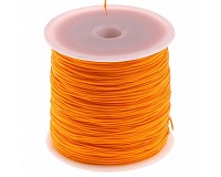 Nylonová šňůrka oranžová, 1 mm, cívka (90m)