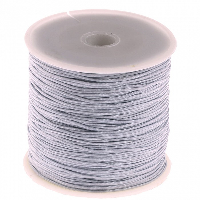 Nylonová šňůrka šedá, 1 mm (5m)