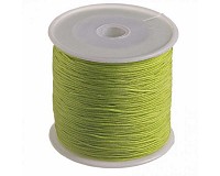 Nylonová šňůrka světle zelená, 1 mm, cívka (90 m)