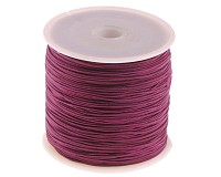 Nylonová šňůrka vínová, 1 mm (5m)