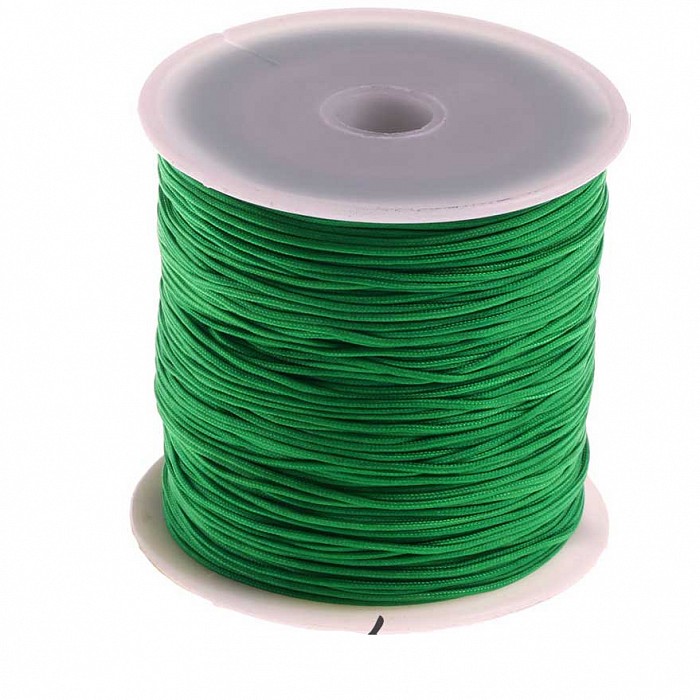 Nylonová šňůrka zelená, 1 mm, cívka (90 m)