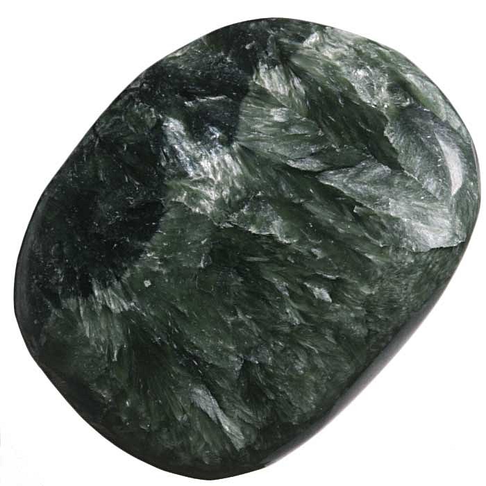 Serafinit, tromlovaná placička 41 mm