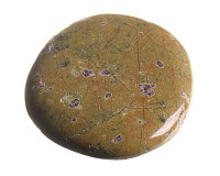 Serpentin se stichtitem, tromlovaná placička