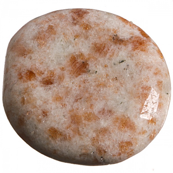 Sluneční kámen, tromlovaná placička 41 mm