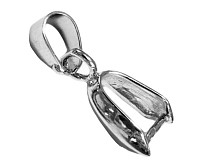 Šlupna dvojitá platinová, 5x21 mm (2 ks)